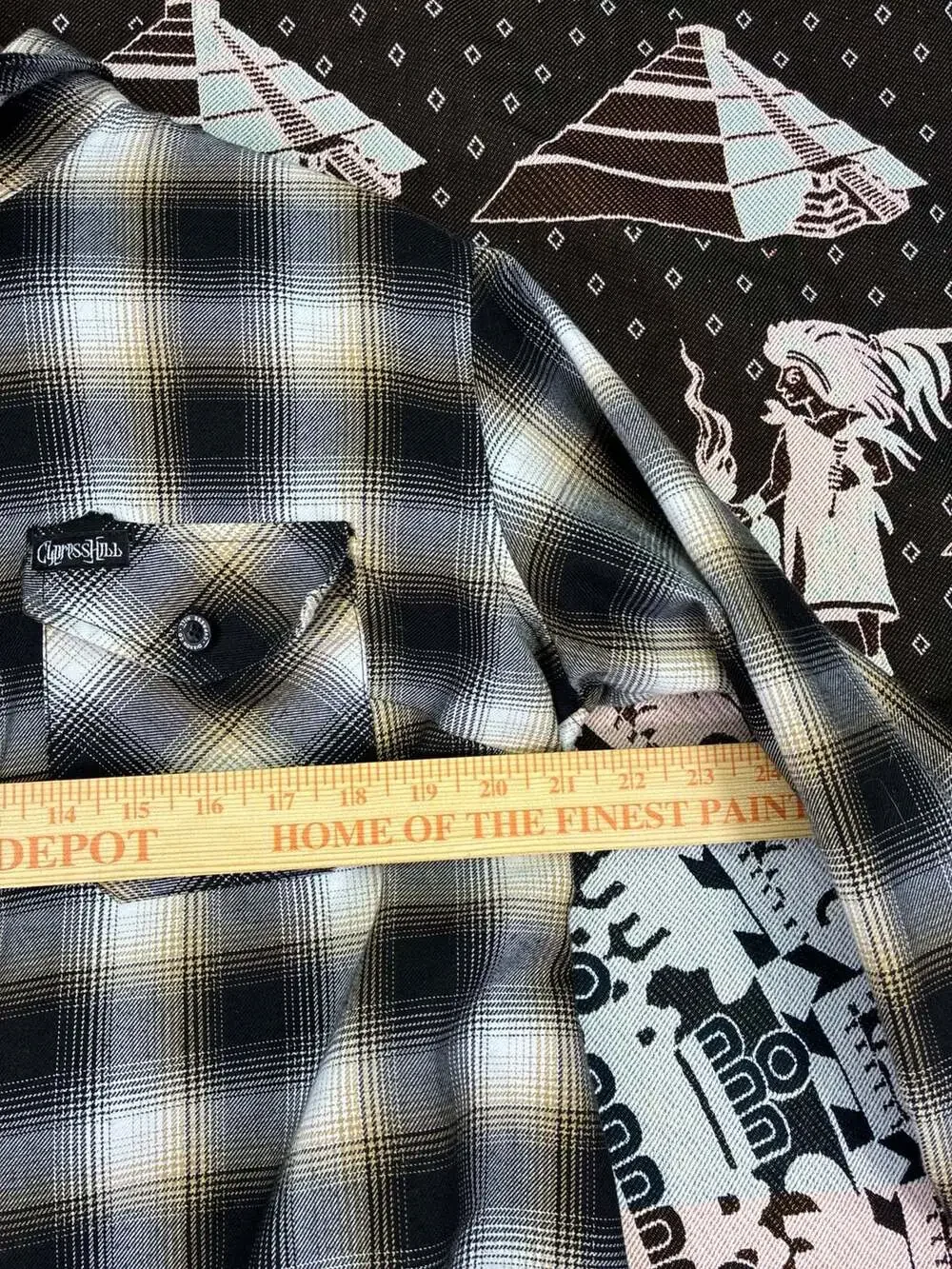 Dixxon Flannel Co. x Cypress Hill Black Sunday Flannel Shirt Size L - Picture 5 of 13